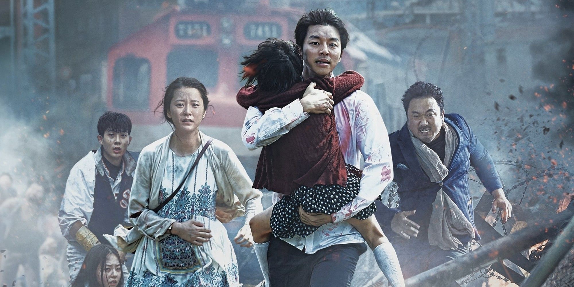 O personagem de Gong Yoo resgata sua família no trem para Busan