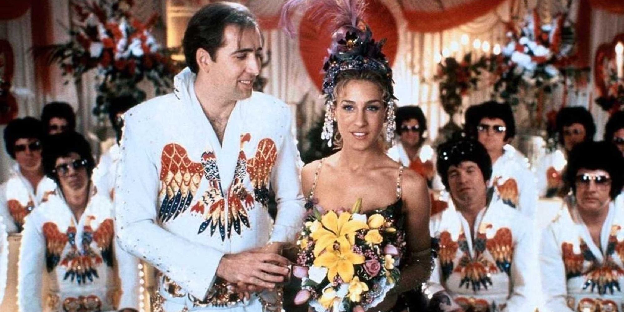 Nicolas Care and Sarah Jessica Parker in Honeymoon in Vegas (1992)