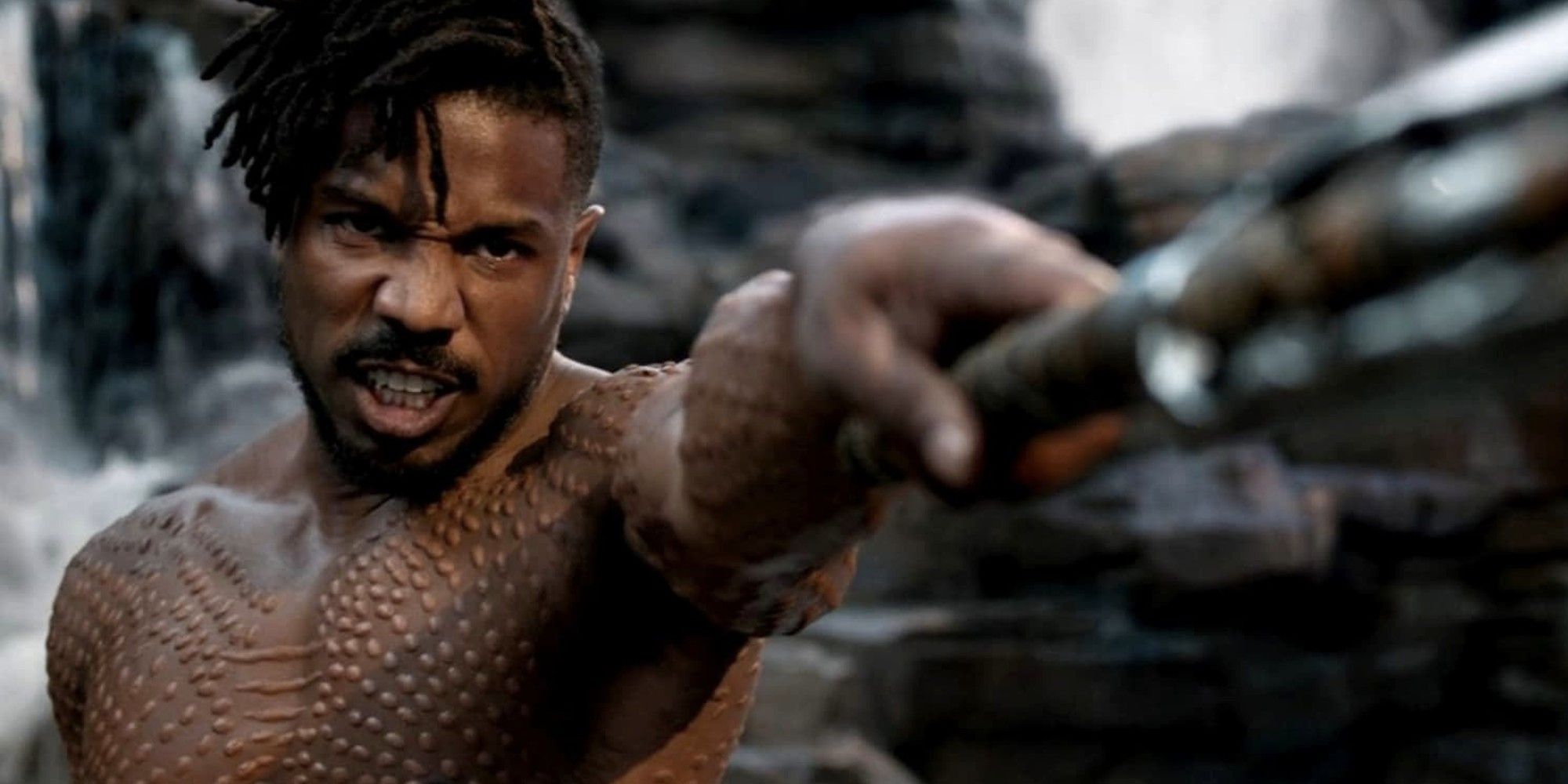 Michael B. Jordan as Erik Killmonger in 'Black Panther'