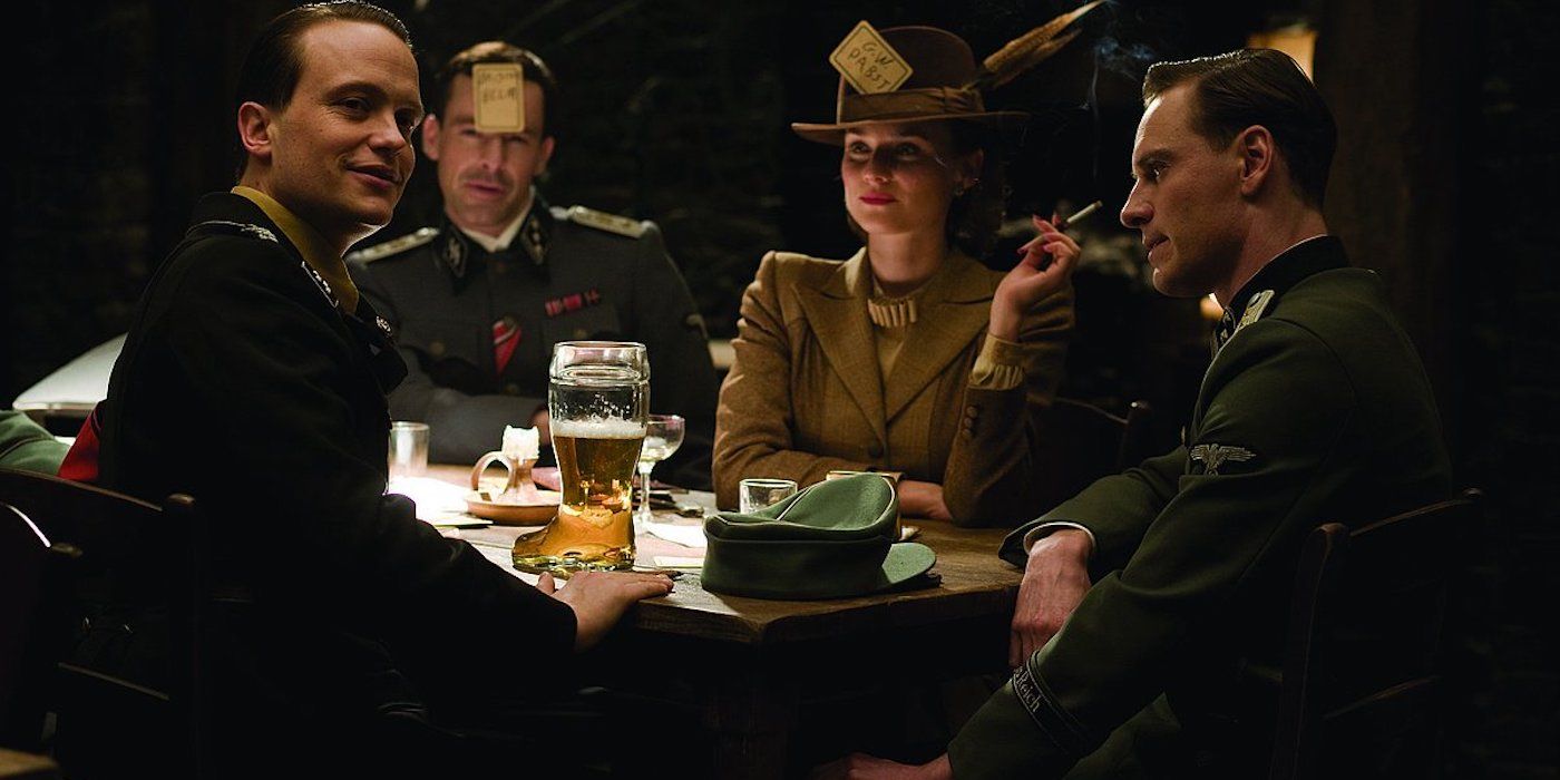 Michael Fassbender, Diane Kruger in Tavern Scene in Inglourious Basterds