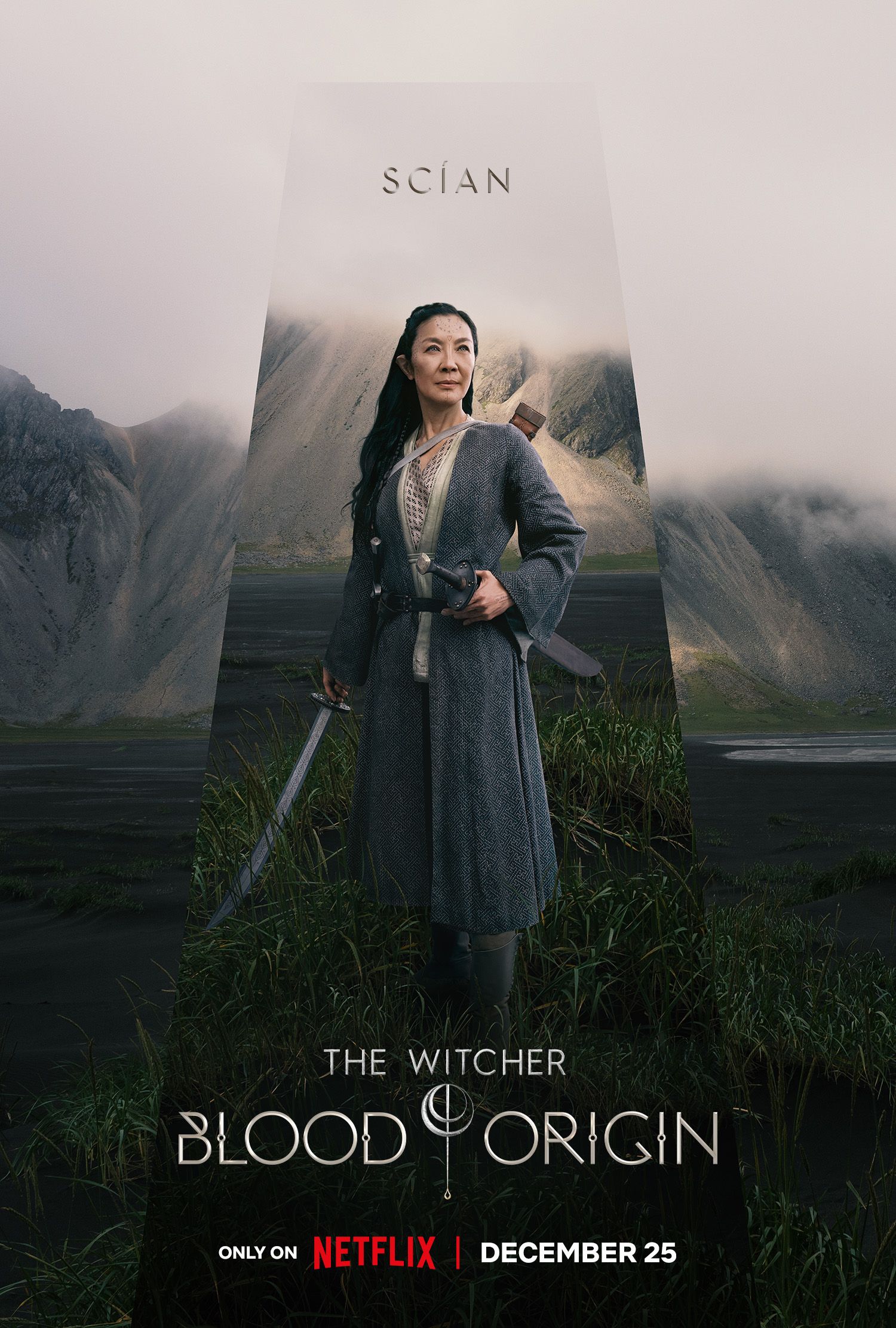 Michelle Yeoh In Nieuwe Witcher Blood Origin Poster Op Netflix België