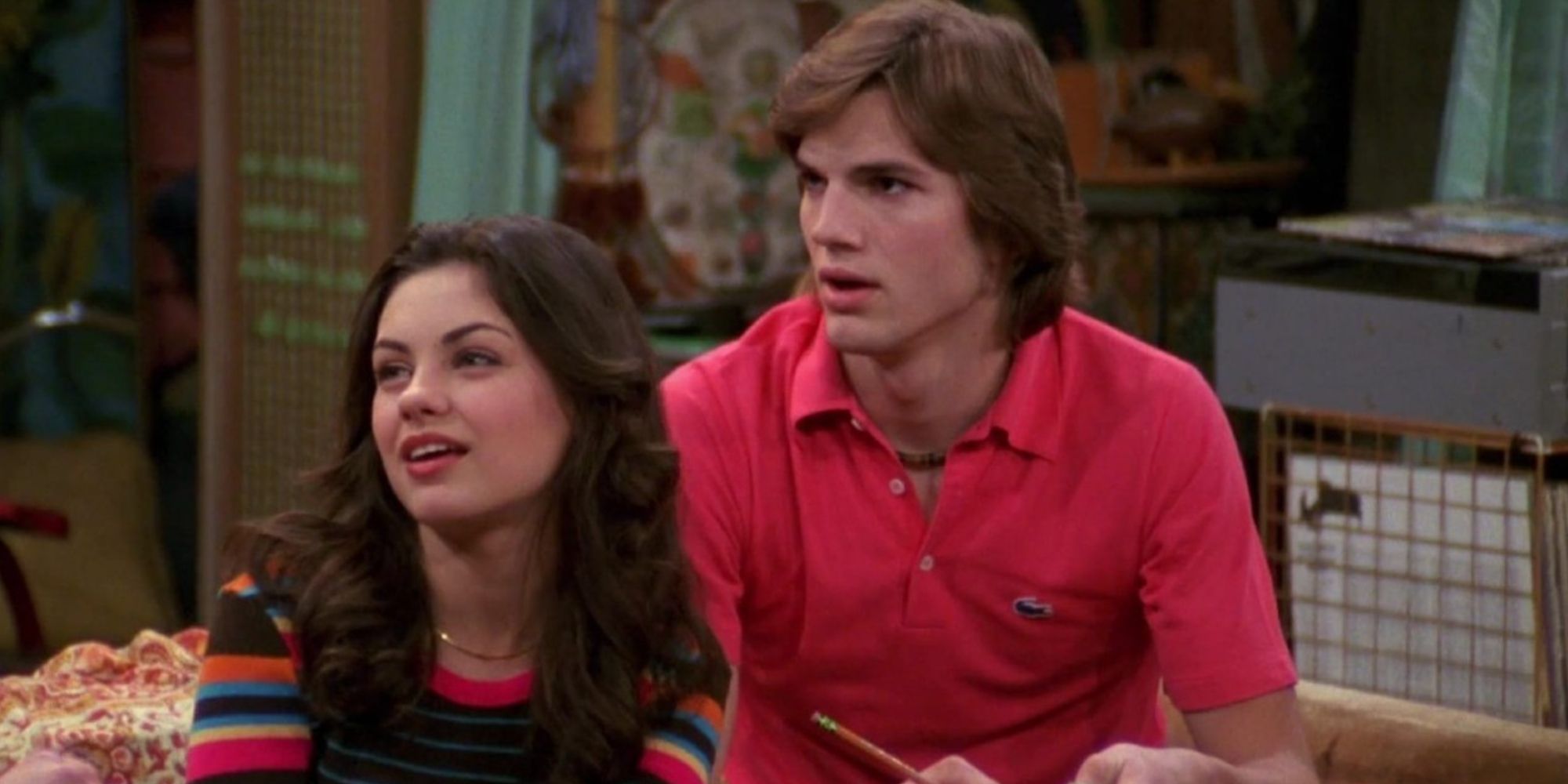 Ashton Kutcher and Mila Kunis in That 70s Show