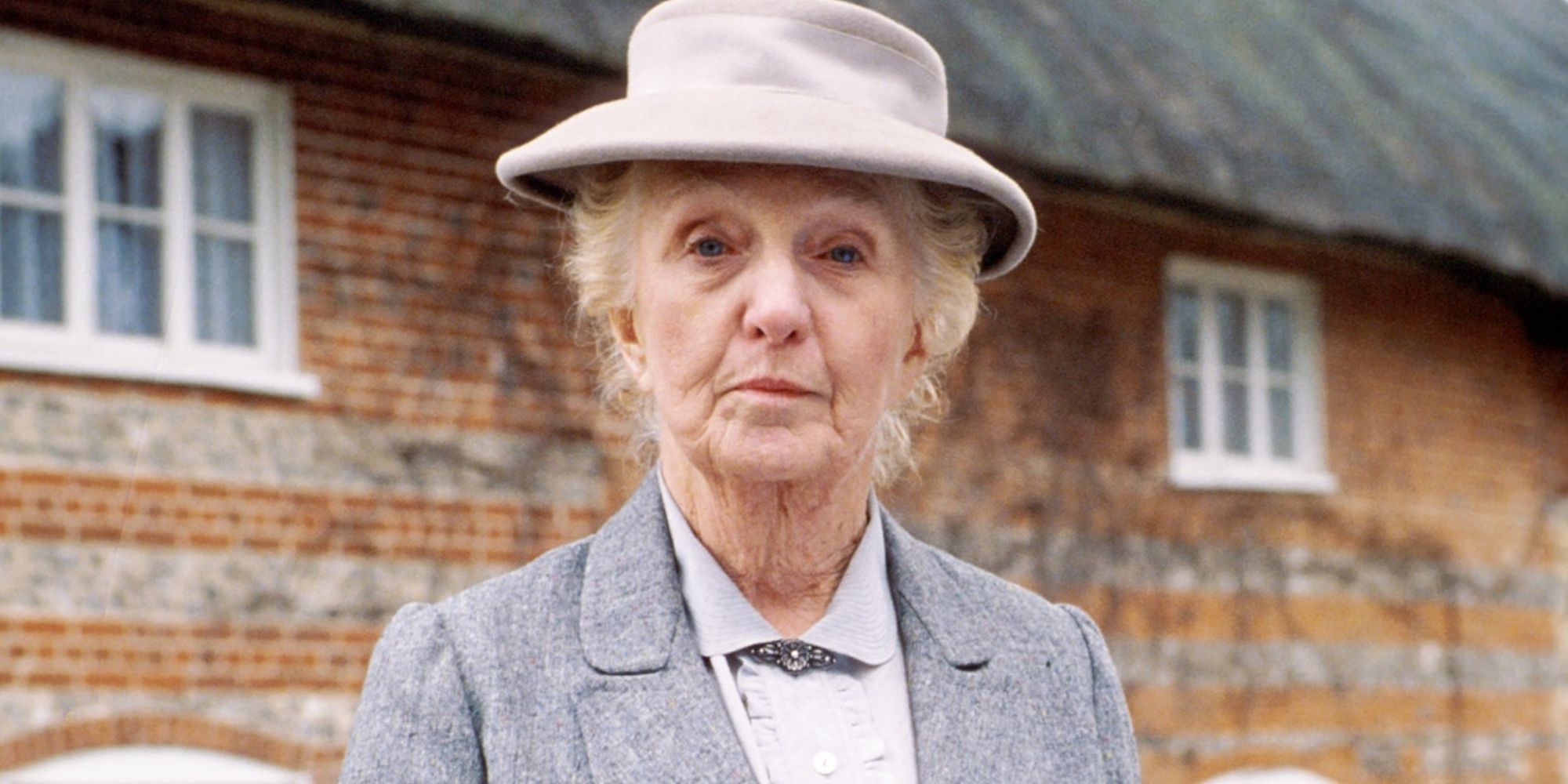 Joan Hickson playing Miss Marple in the BBC tv series
