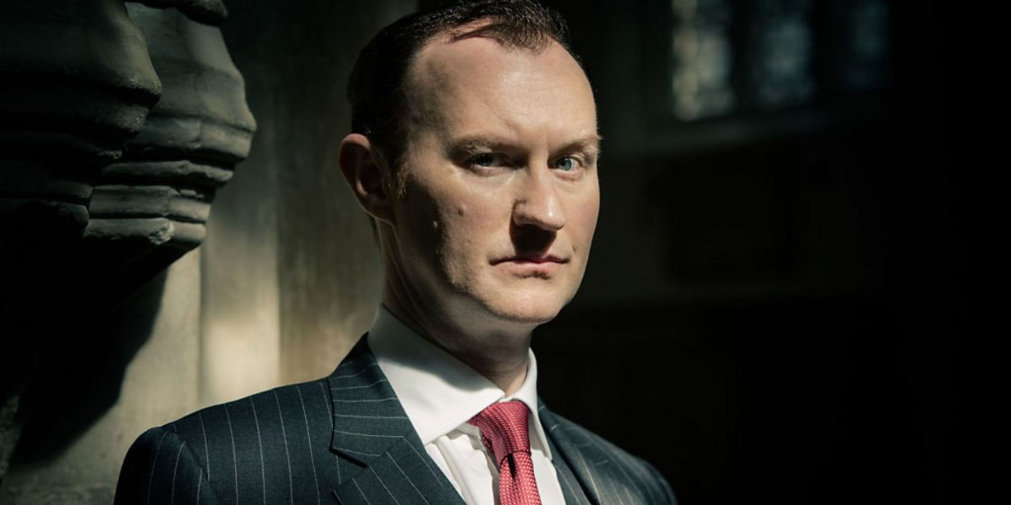 From 'Sherlock' TV series: Mycroft Holmes played by Mark Gatiss