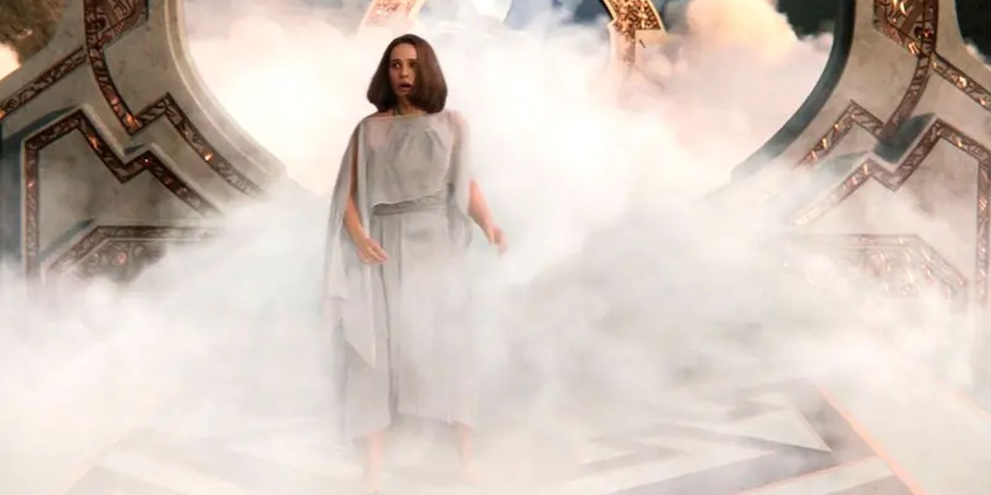 Natalie Portman as Jane Foster in Valhalla in Thor Love and Thunder