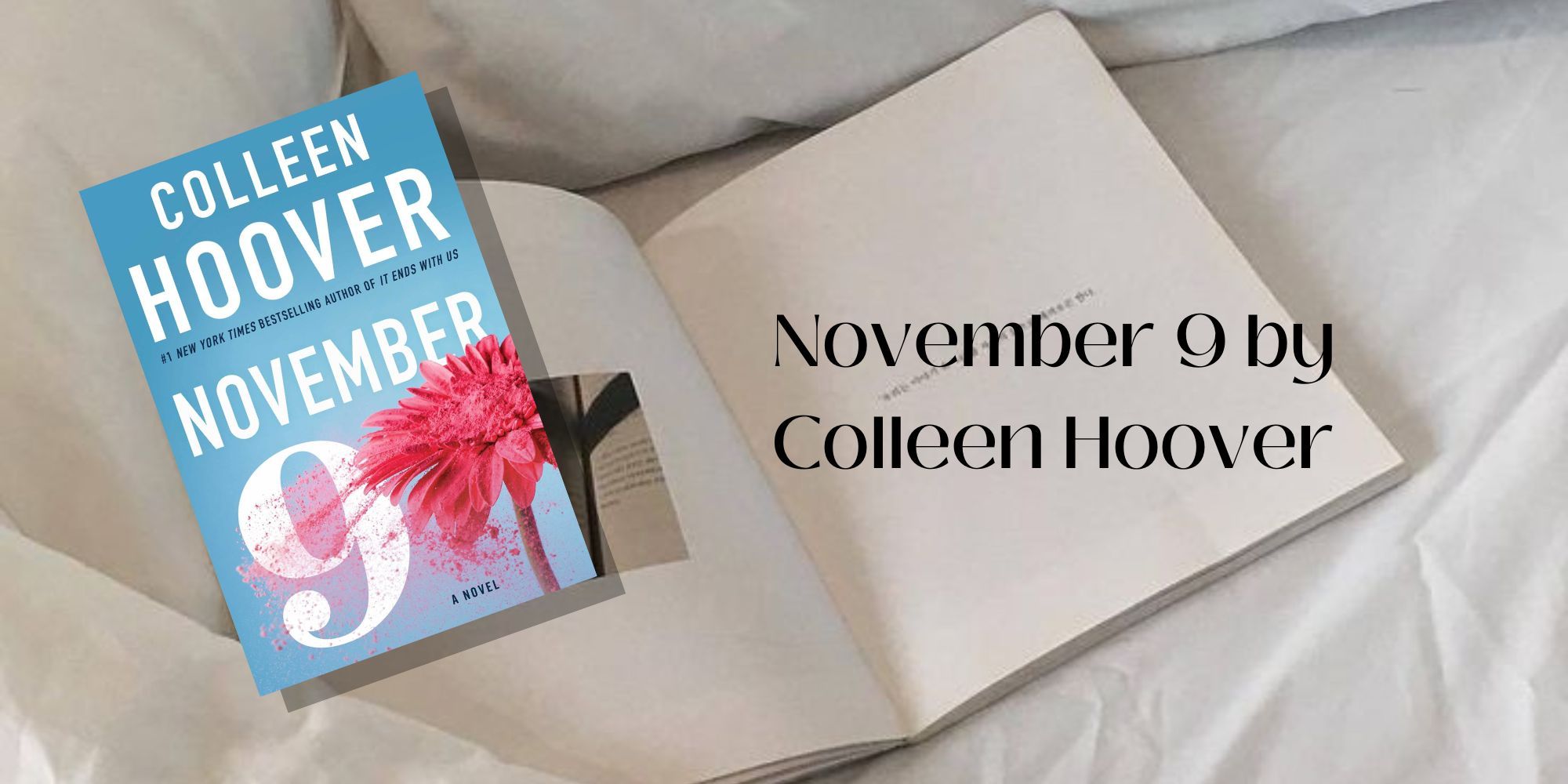 The cover of November 9 by Colleen Hoover