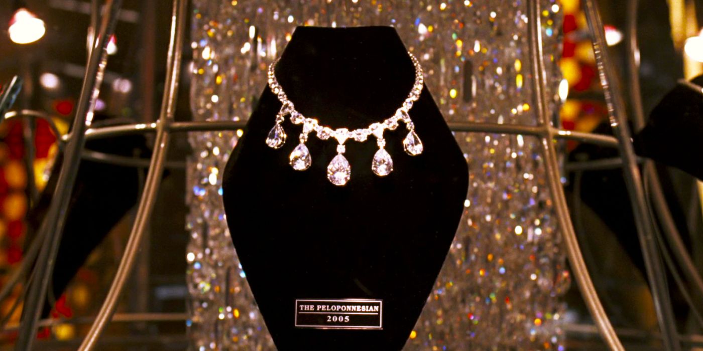 Ocean's Thirteen Five Diamond Award Necklace
