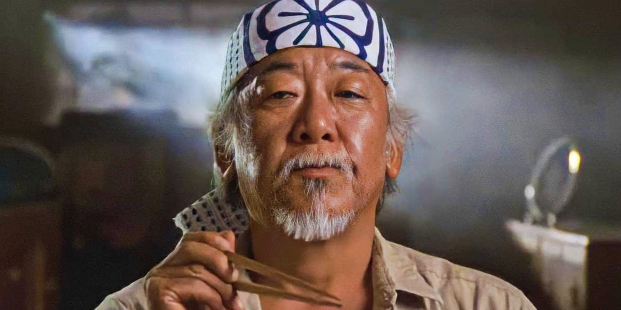 Pat Morita in 'Karate Kid'