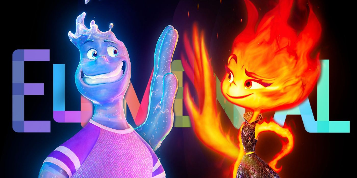 Wade and Ember in Pixar's Elemental