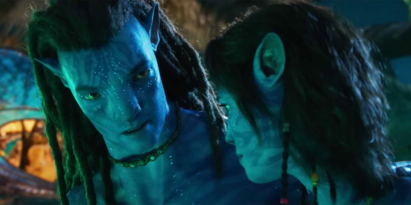 Sam Worthington and Sigorney Weaver in Avatar the Way of Water