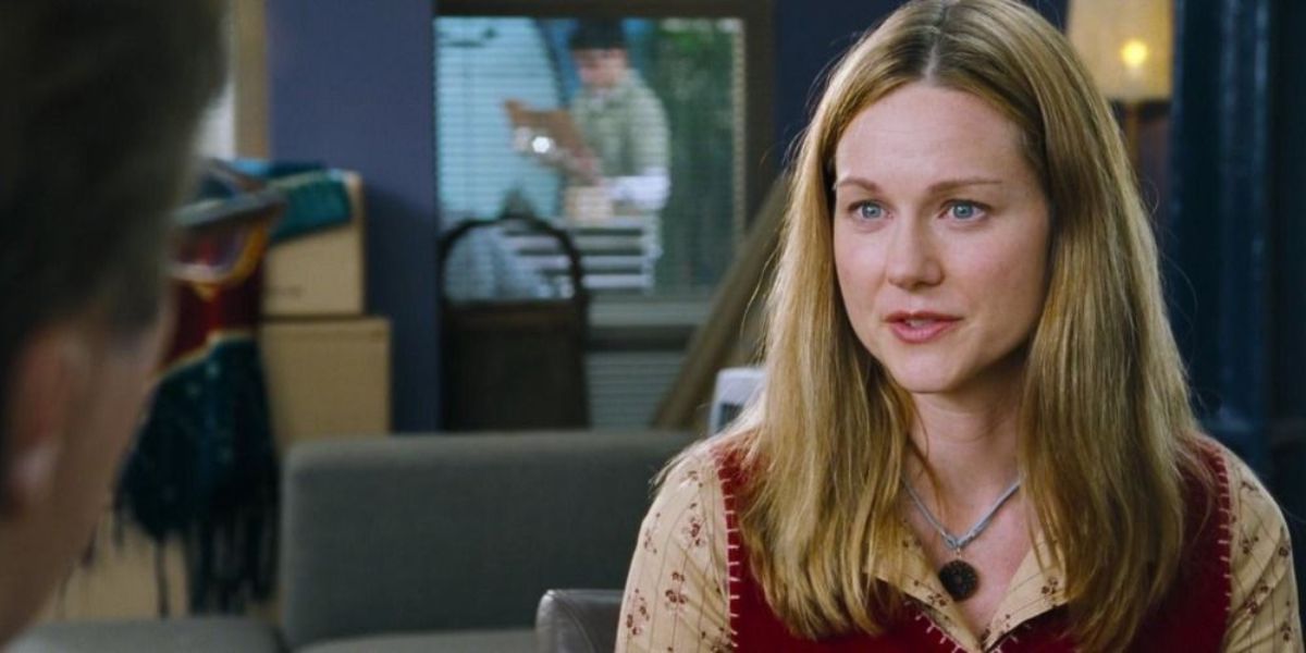 Laura Linney as Sarah in Love Actually