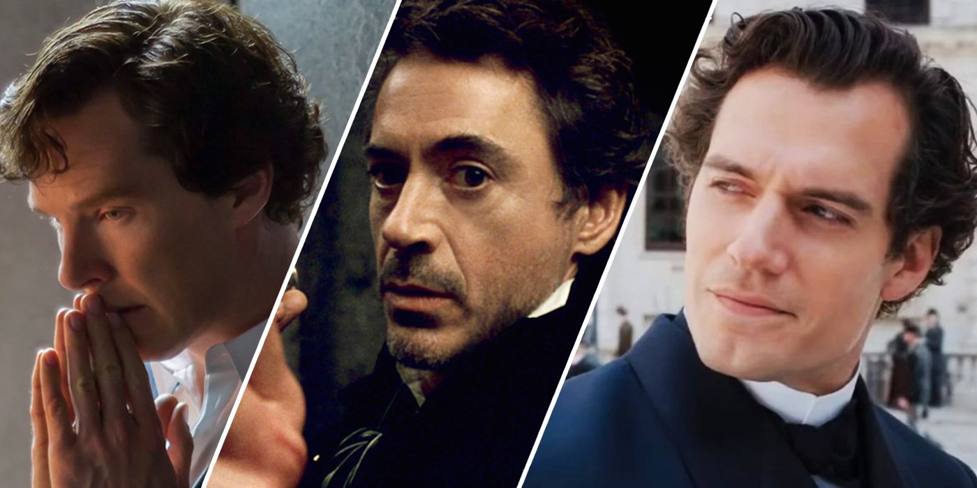 Benedict Cumberbatch, Robert Downey Jr, Henry Cavill as Sherlock Holmes