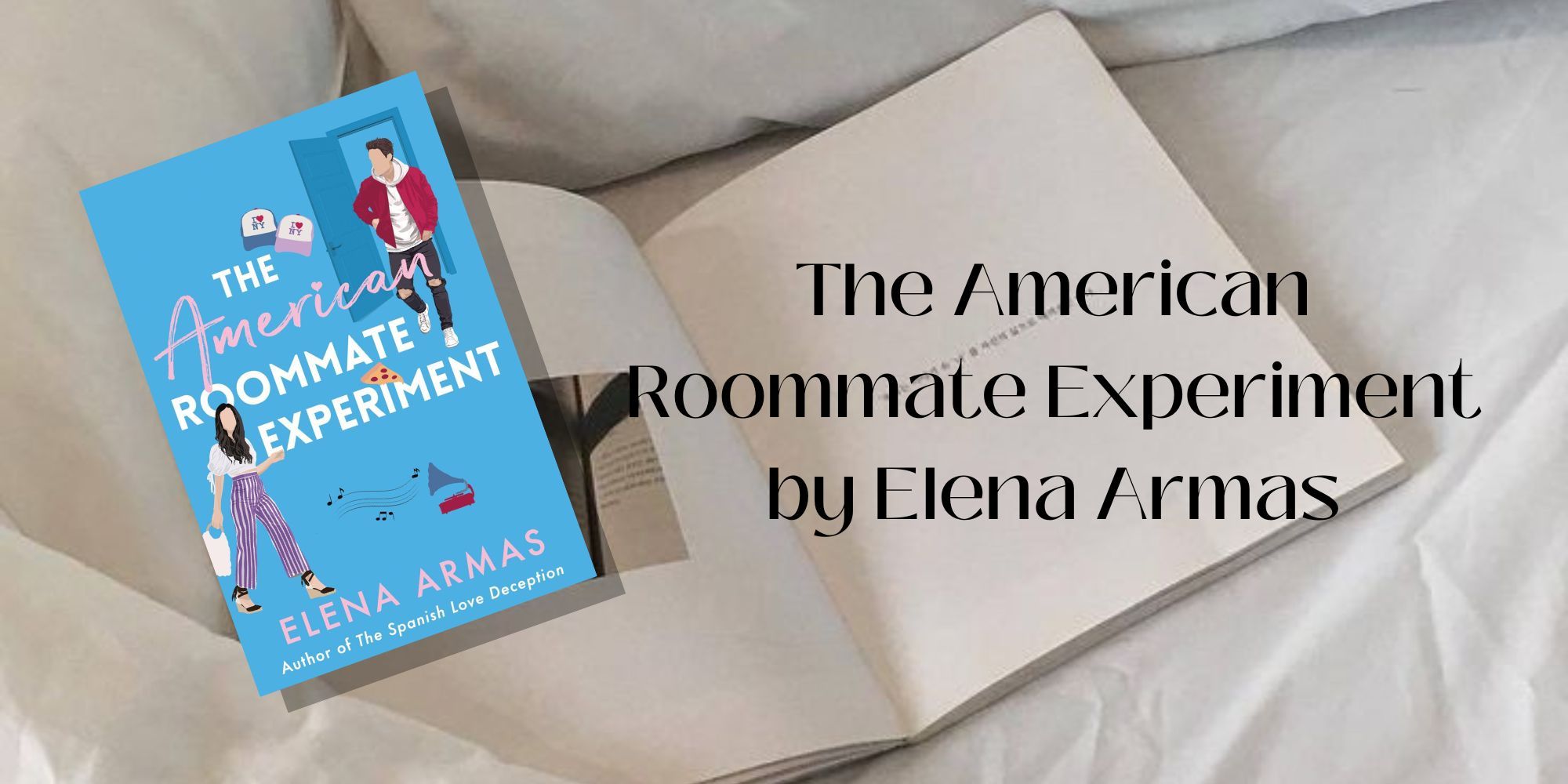 The cover of The American Roommate Experiment by Elena Armas