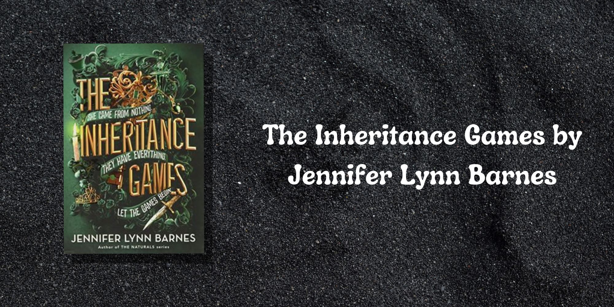 The Cover Of The Inheritance Games by Jennifer Lynn Barnes