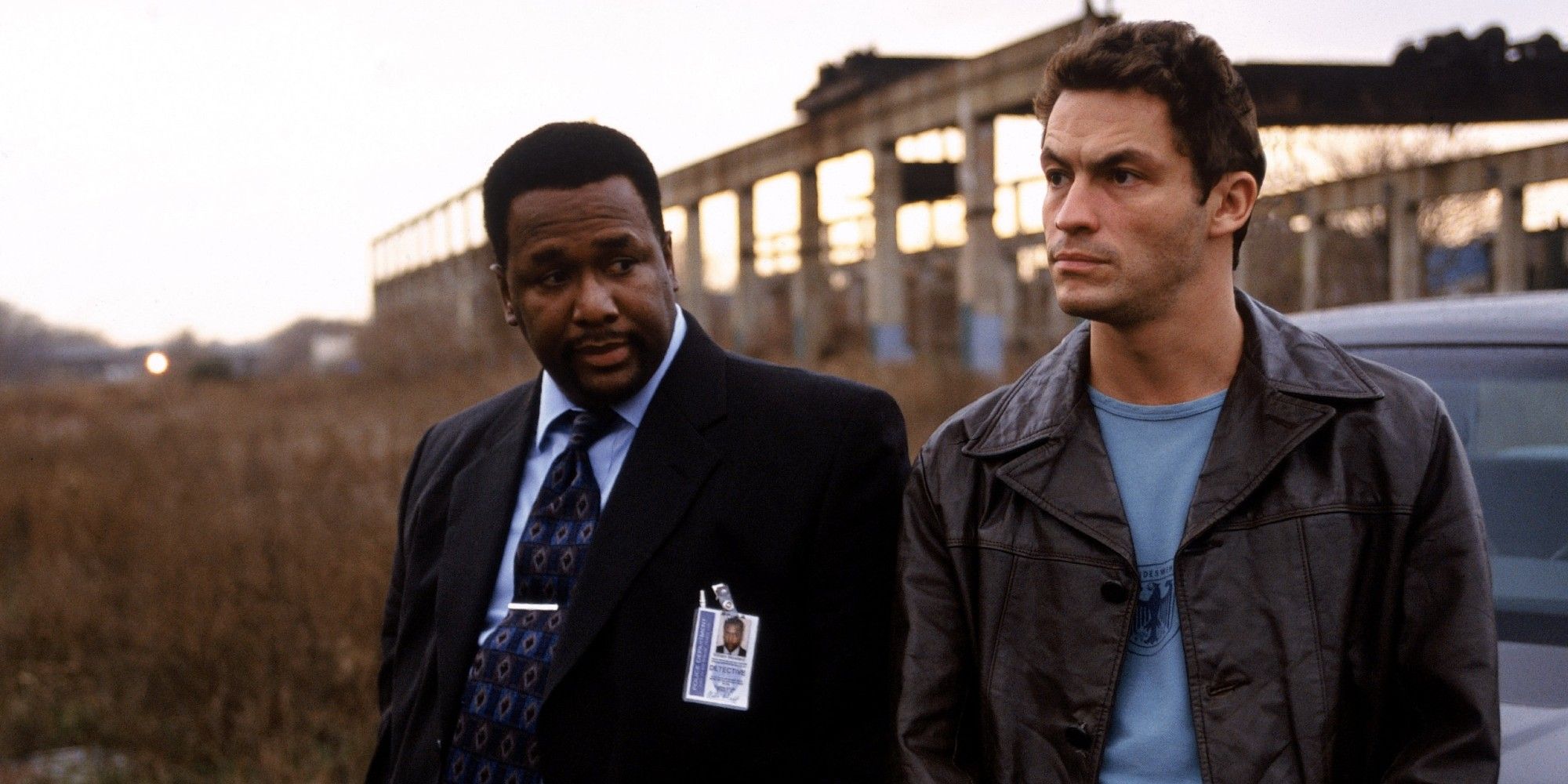 Wendell Pierce and Dominic West in 'The Wire'