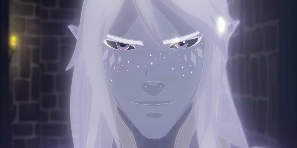 Aaravos, voiced by Erik Dellums, in The Dragon Prince