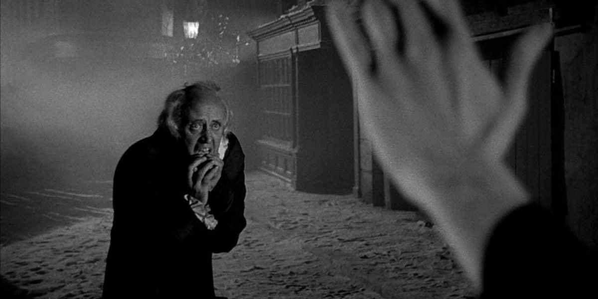 Alastair Sim as Scrooge in 1951 A Christmas Carol