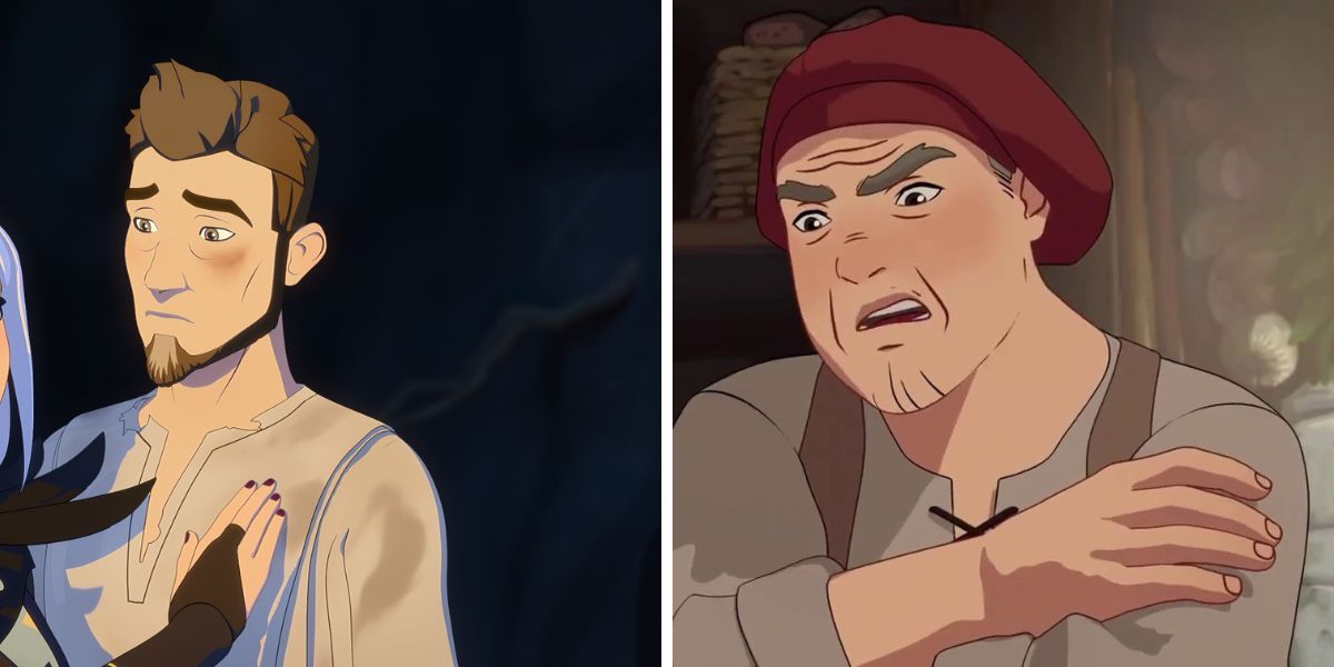 Barius and Viren, voiced by Jason Simpson, in The Dragon Prince