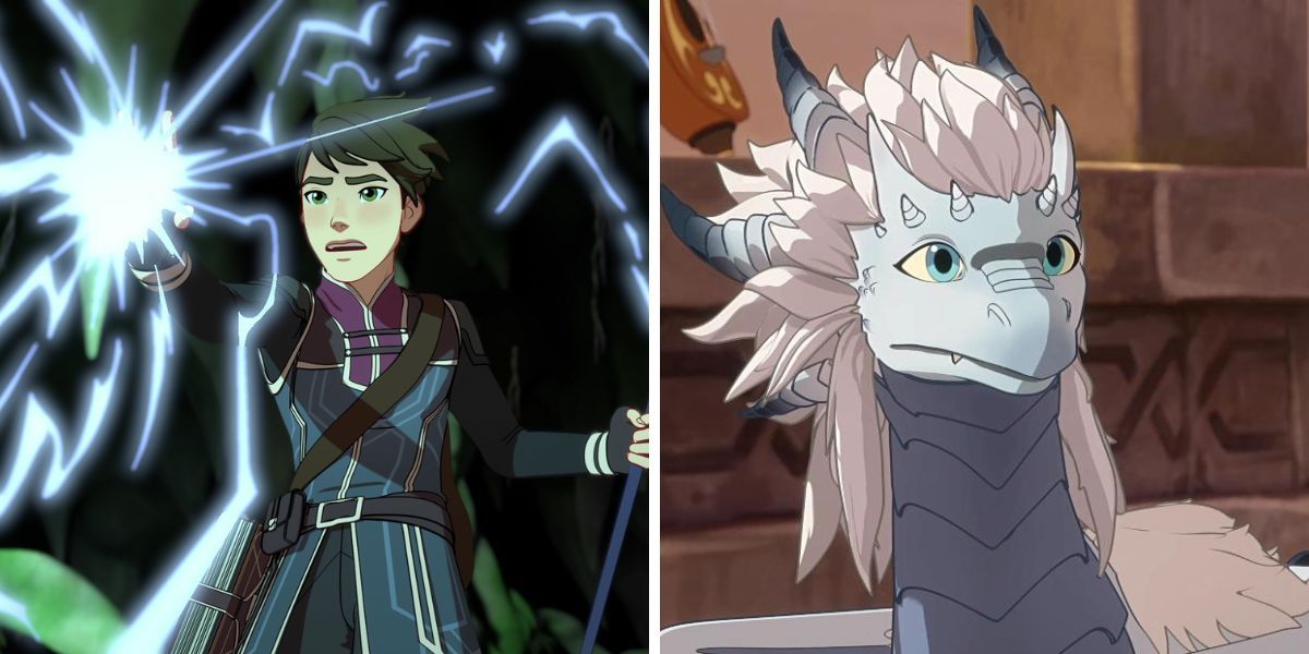 Callum and Azymondias, voiced by Jack De Sena in The Dragon Prince