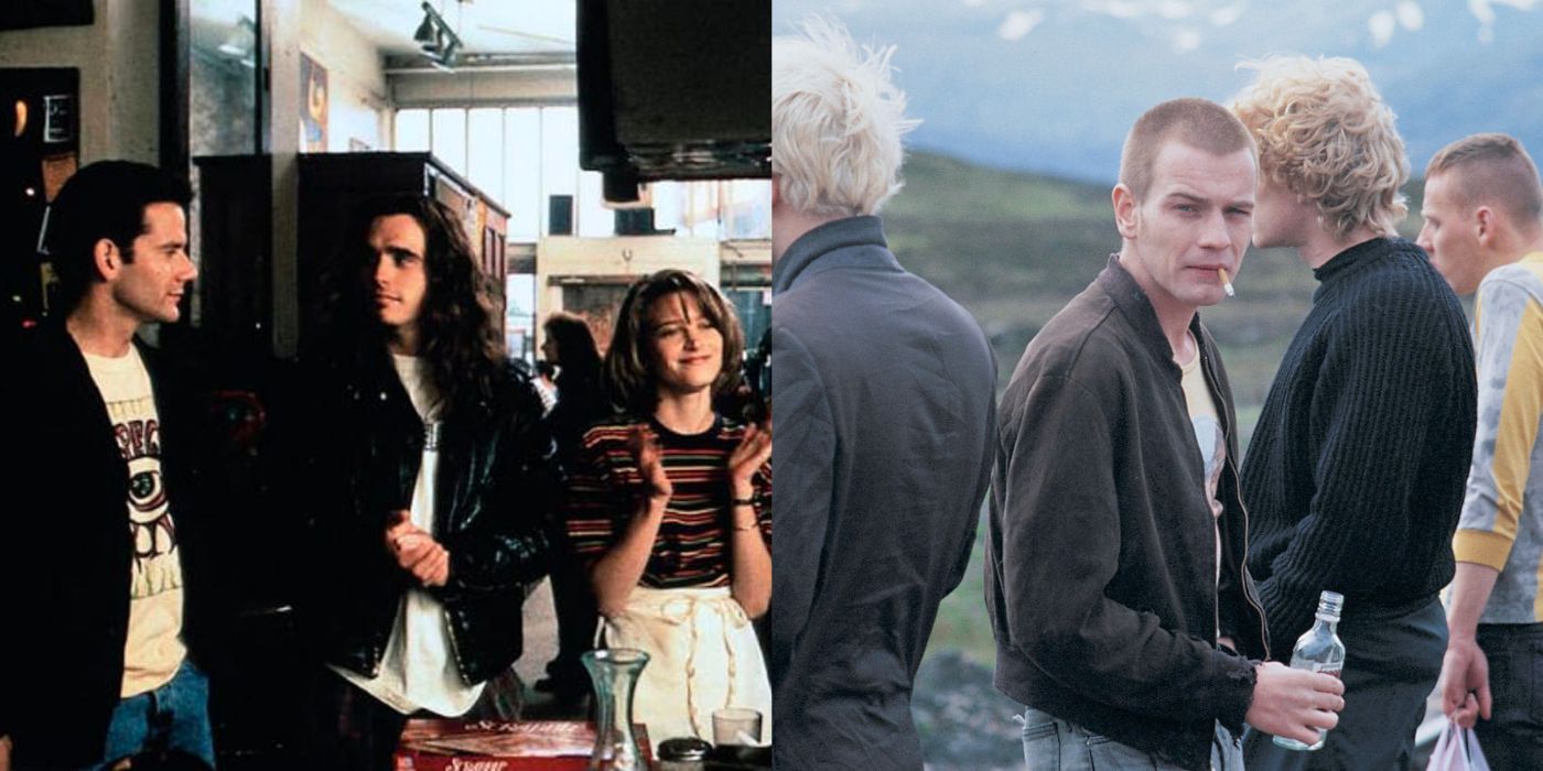 Characters from Singles and Trainspotting