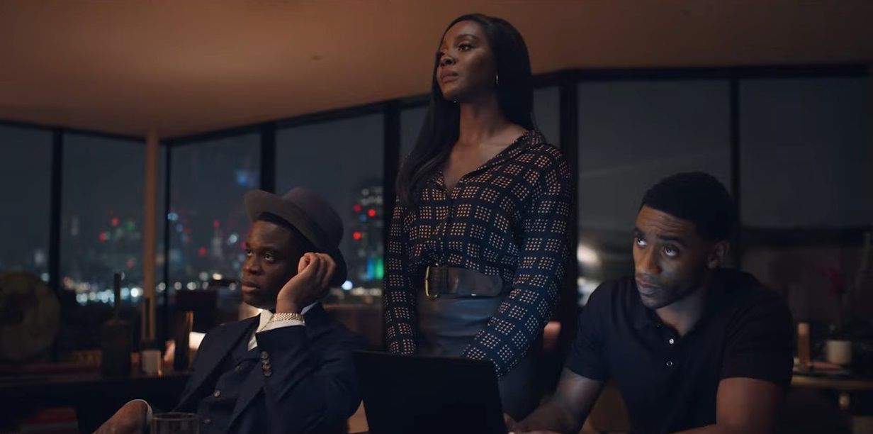 Emmanuel Imani, Deborah Ayorinde and C.J. Beckford in Riches (2)