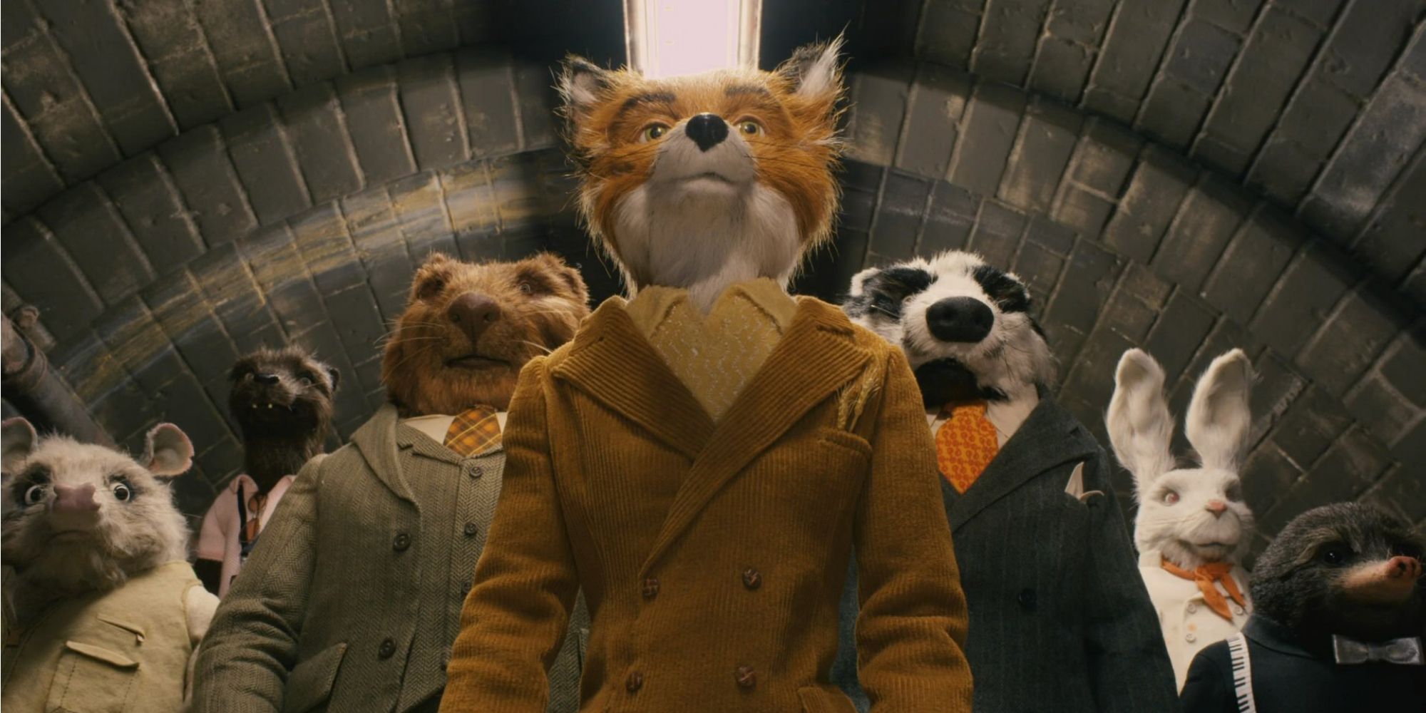 Mr. Fox and his friends from 'Fantastic Mr. Fox'