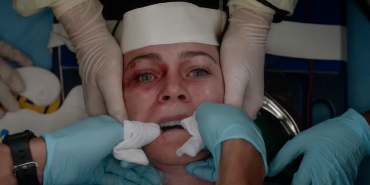 Ellen Pompeo as Meredith Grey in Grey's Anatomy Season 12 Episode 9