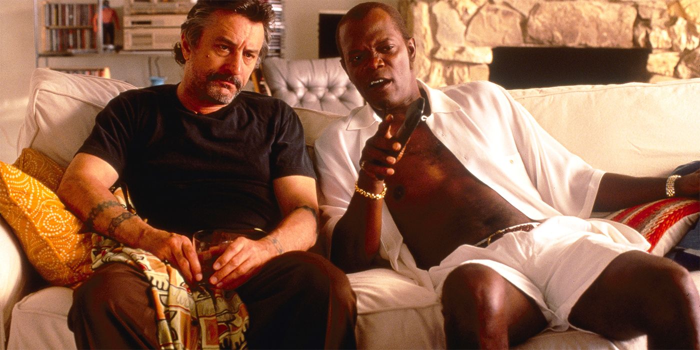 Robert De Niro et Samuel L. Jackson dans Jackie Brown (1997)