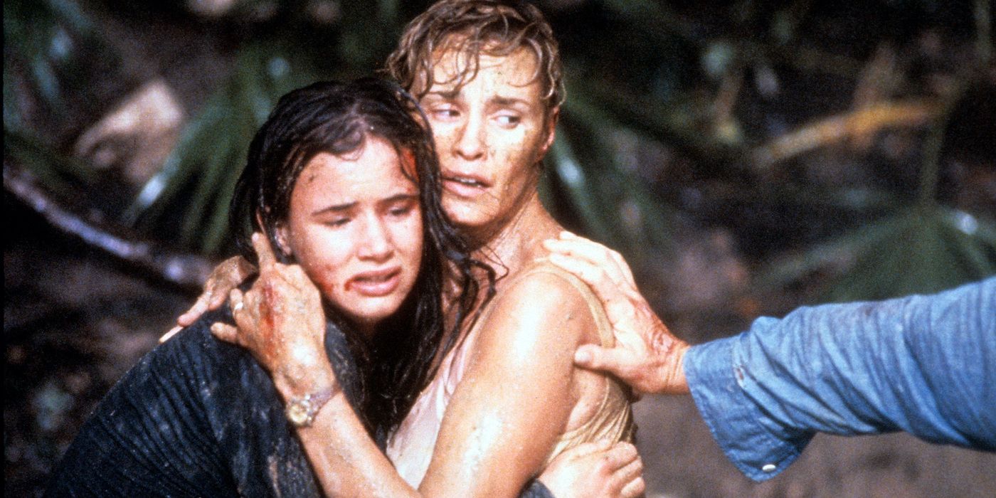 Jessica Lange and Juliette Lewis in Cape fear