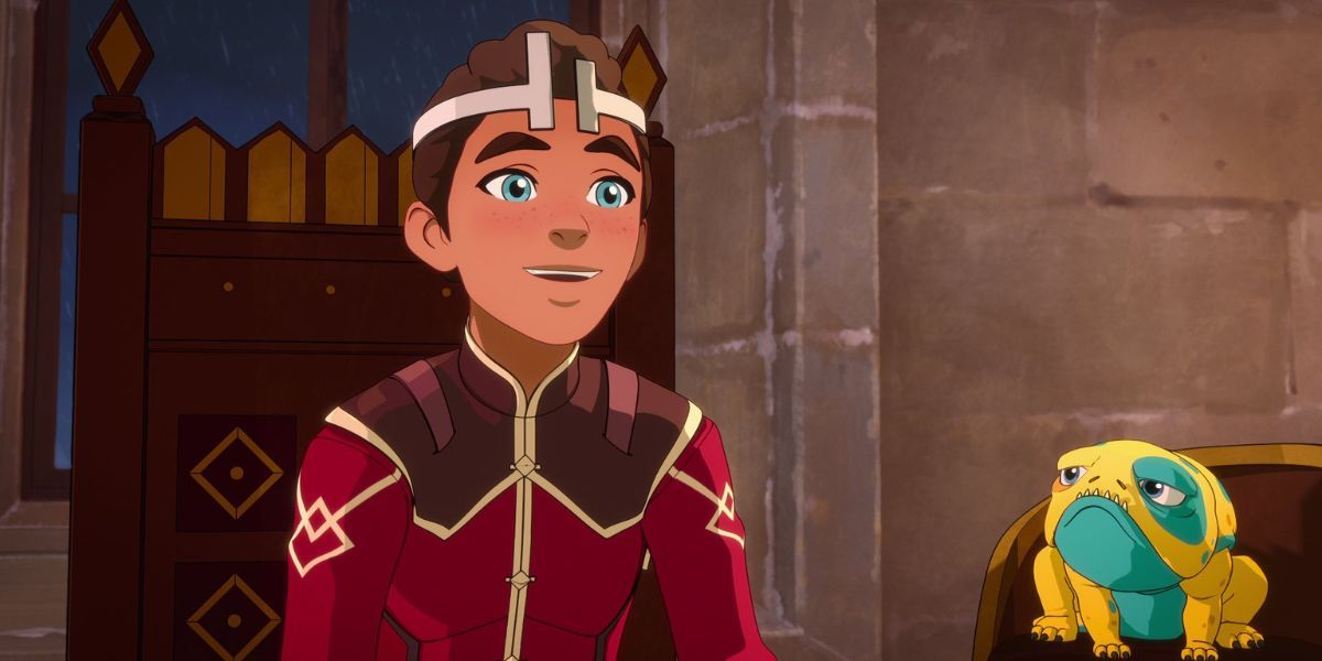 Sasha Rojen as King Ezran in The Dragon Prince