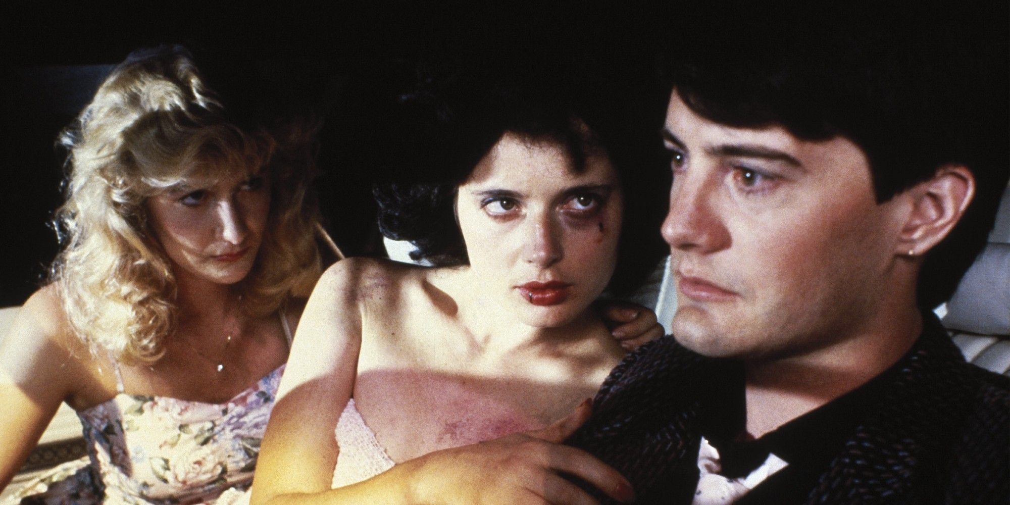 Laura Dern, Isabella Rossellini, and Kyle MacLachlan in Blue Velvet