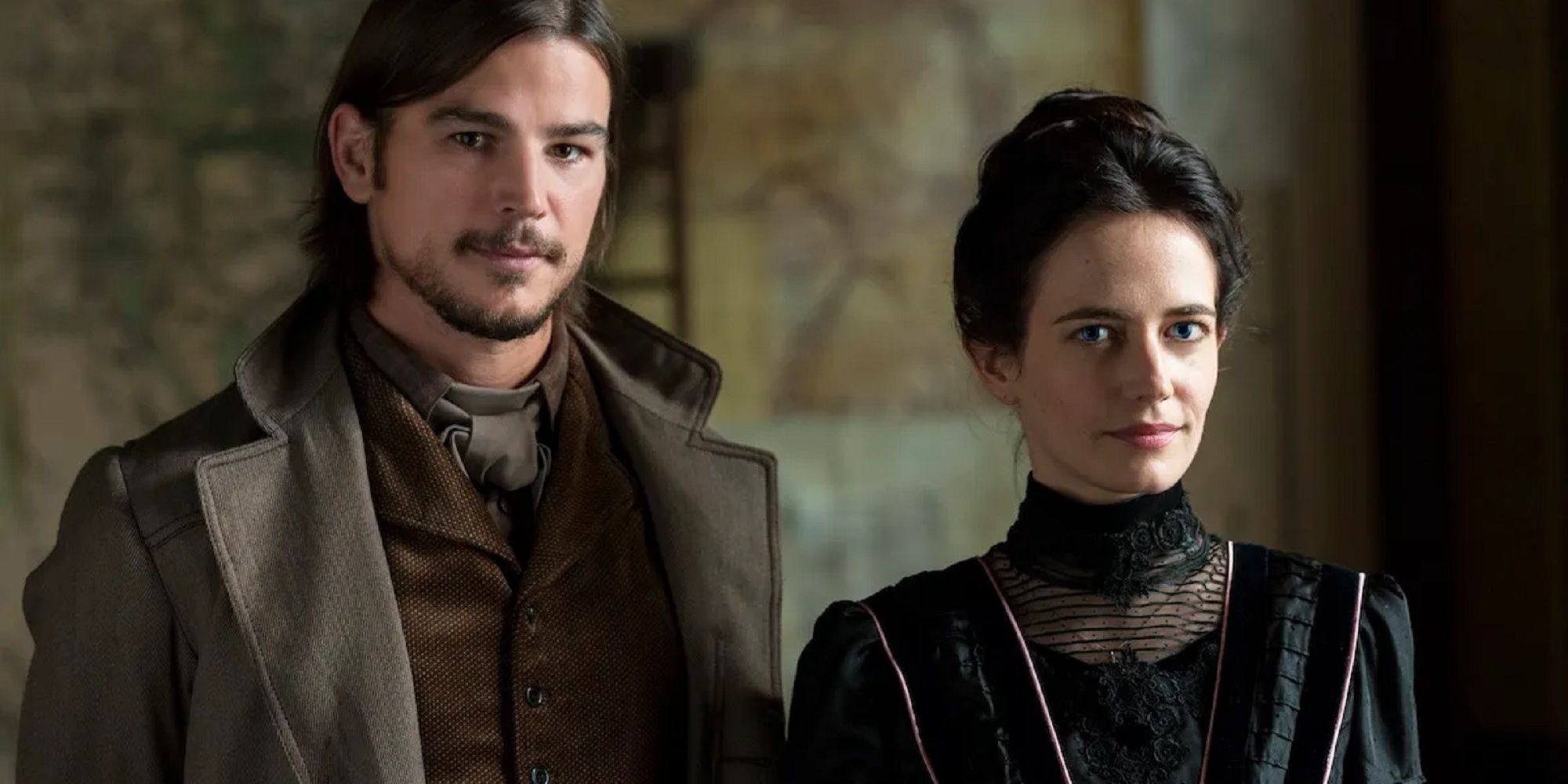 Ethan et Vanessa ensemble dans 'Penny Dreadful'.