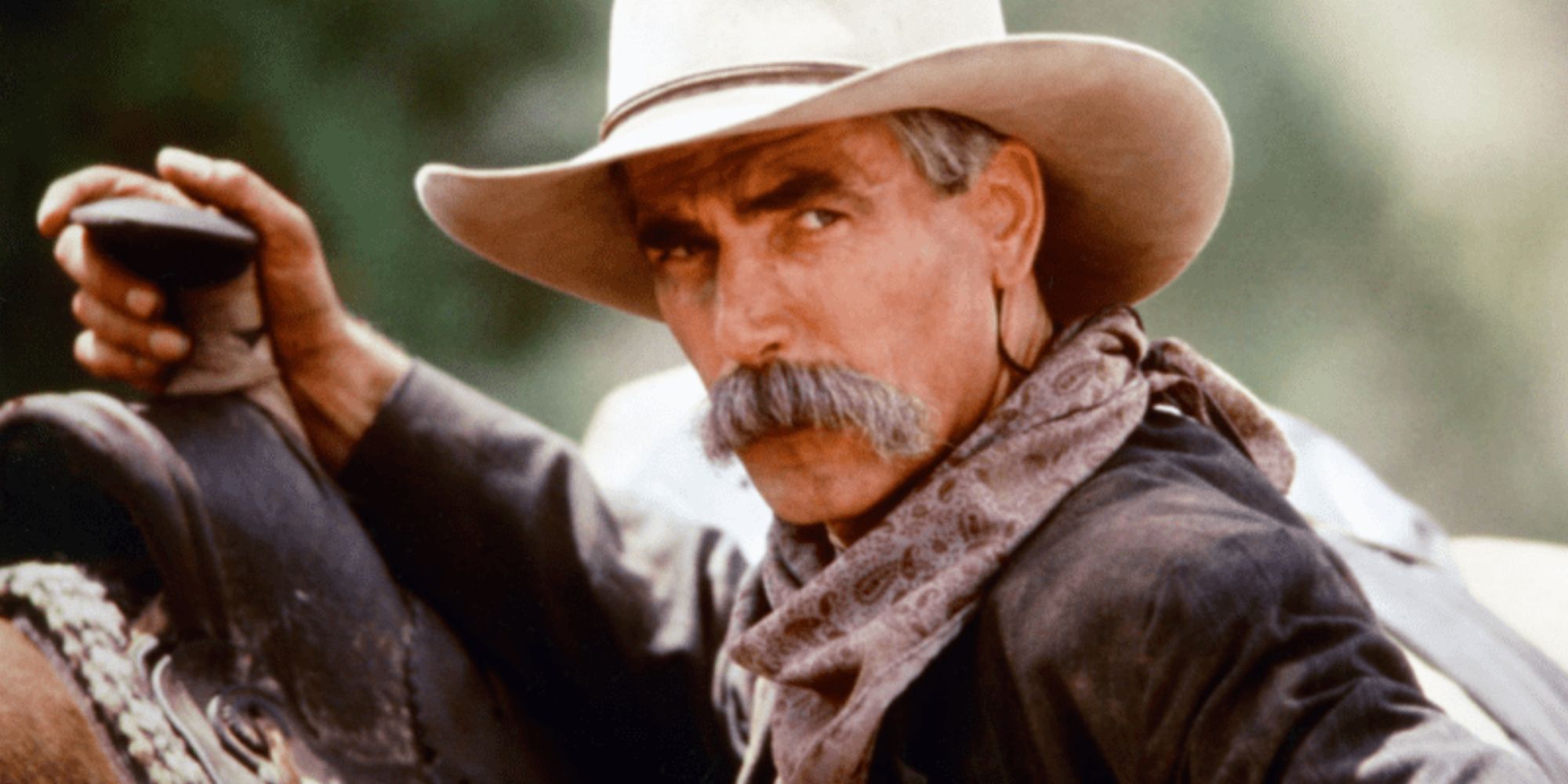 Sam Elliott birçok Western filminde rol alıyor