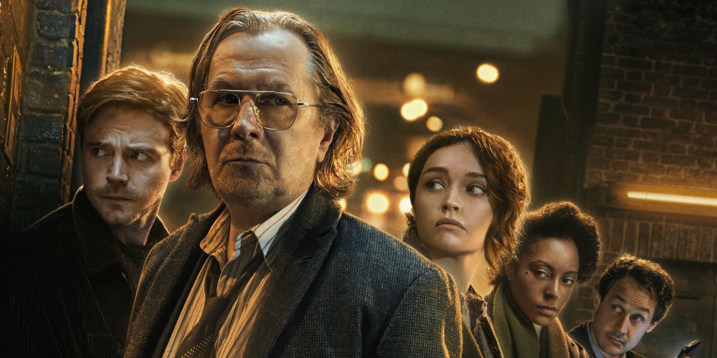 Gary Oldman and Olivia Cooke in Slow Horses