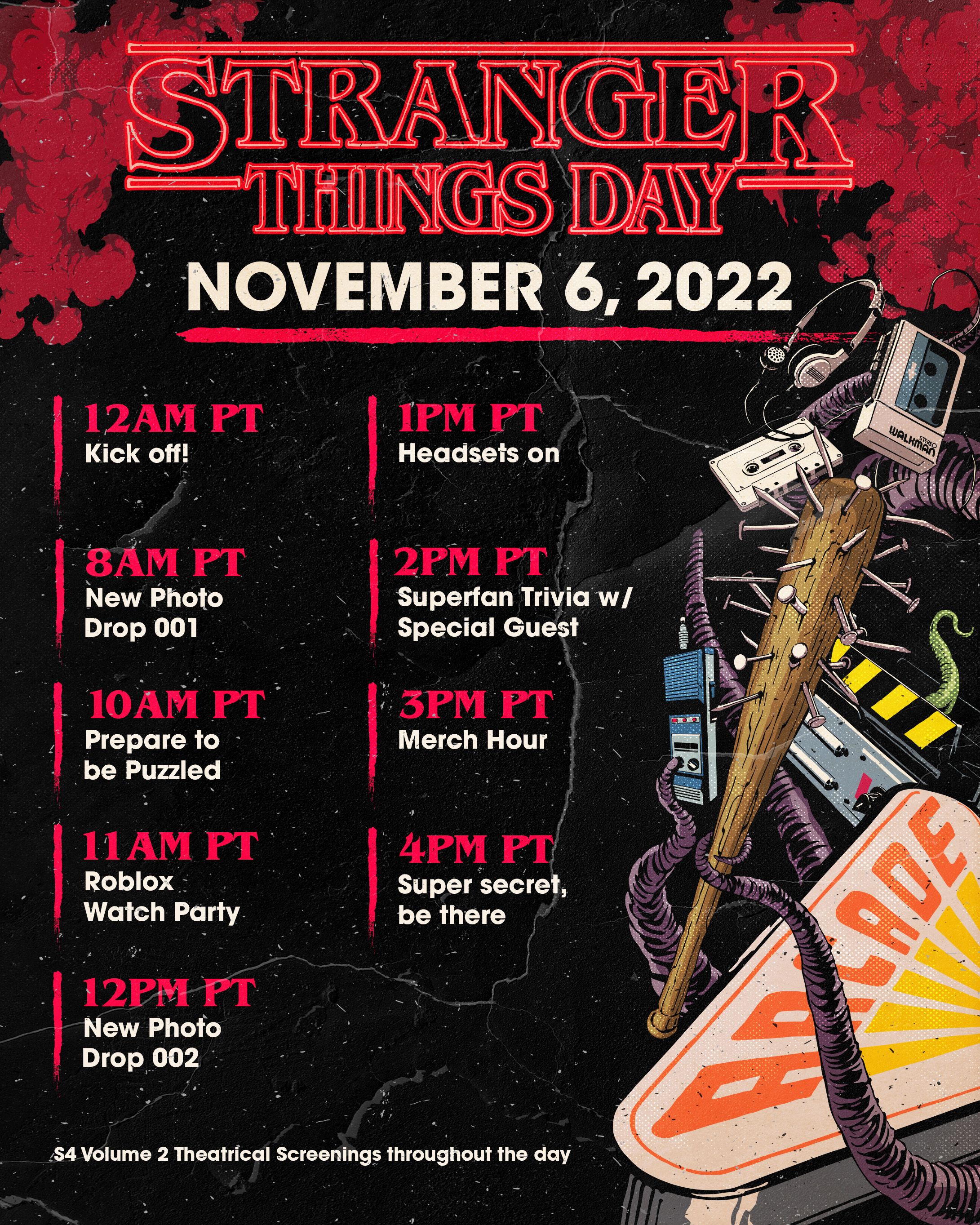 Stranger Things Day Celebration Includes Theatrical Screenings, Super