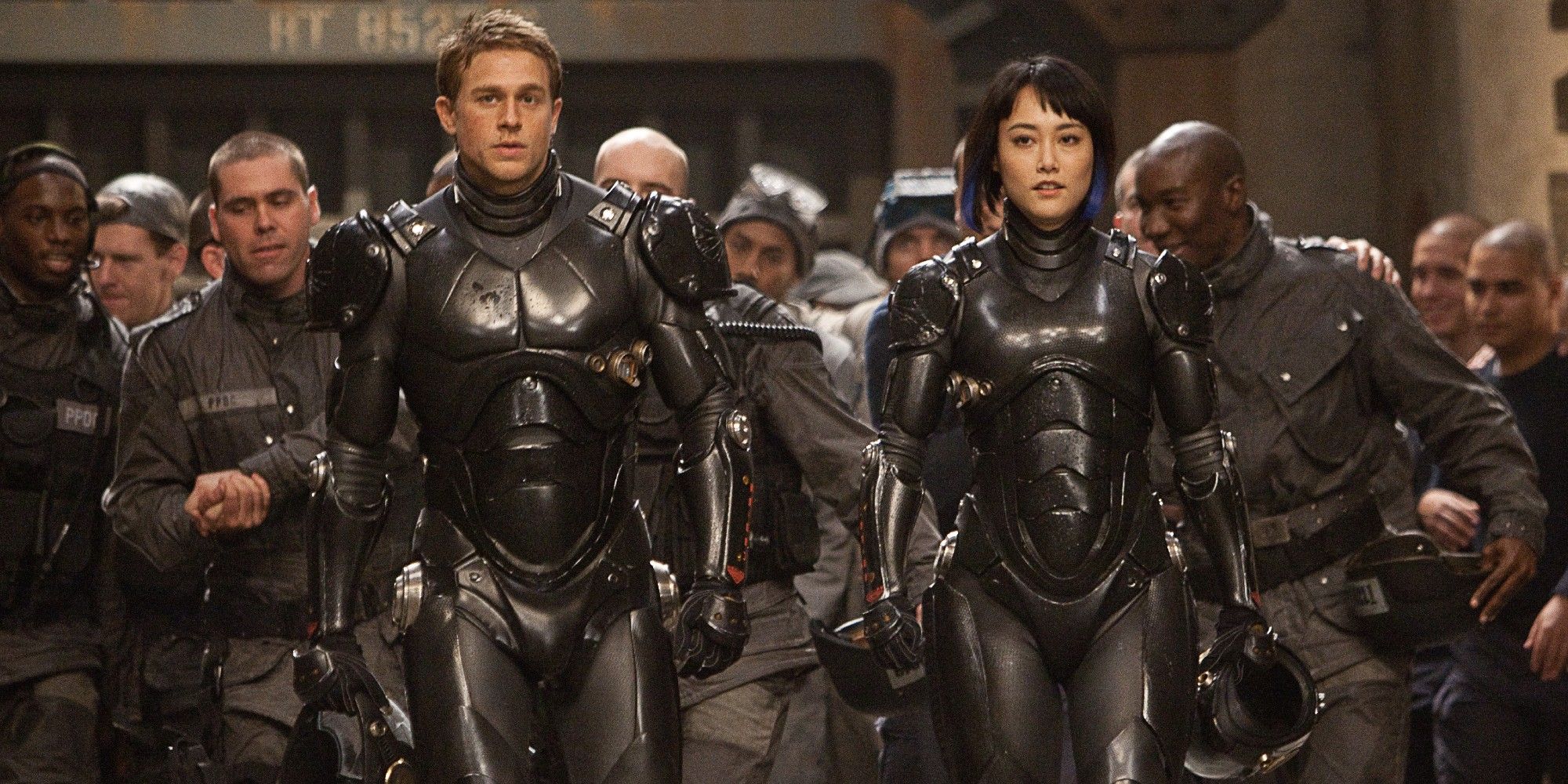 The cast of Pacific Rim