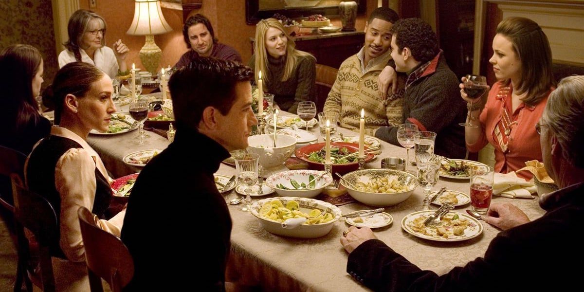 the family stone family dinner scene