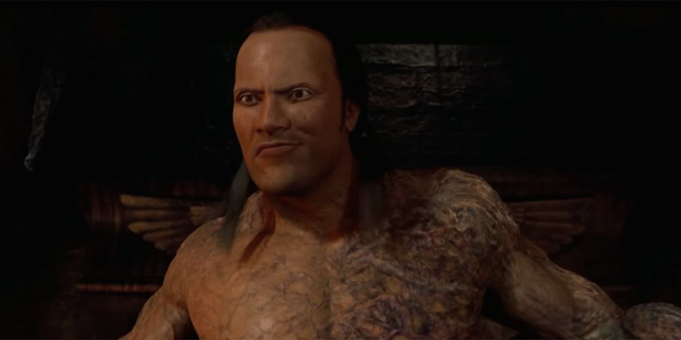 La Momia ha vuelto Dwayne Johnson CGI