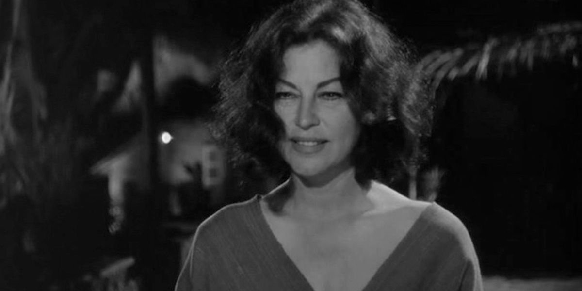 Ava Gardner dans le rôle de Maxine Faulk dans La Nuit de l'iguane