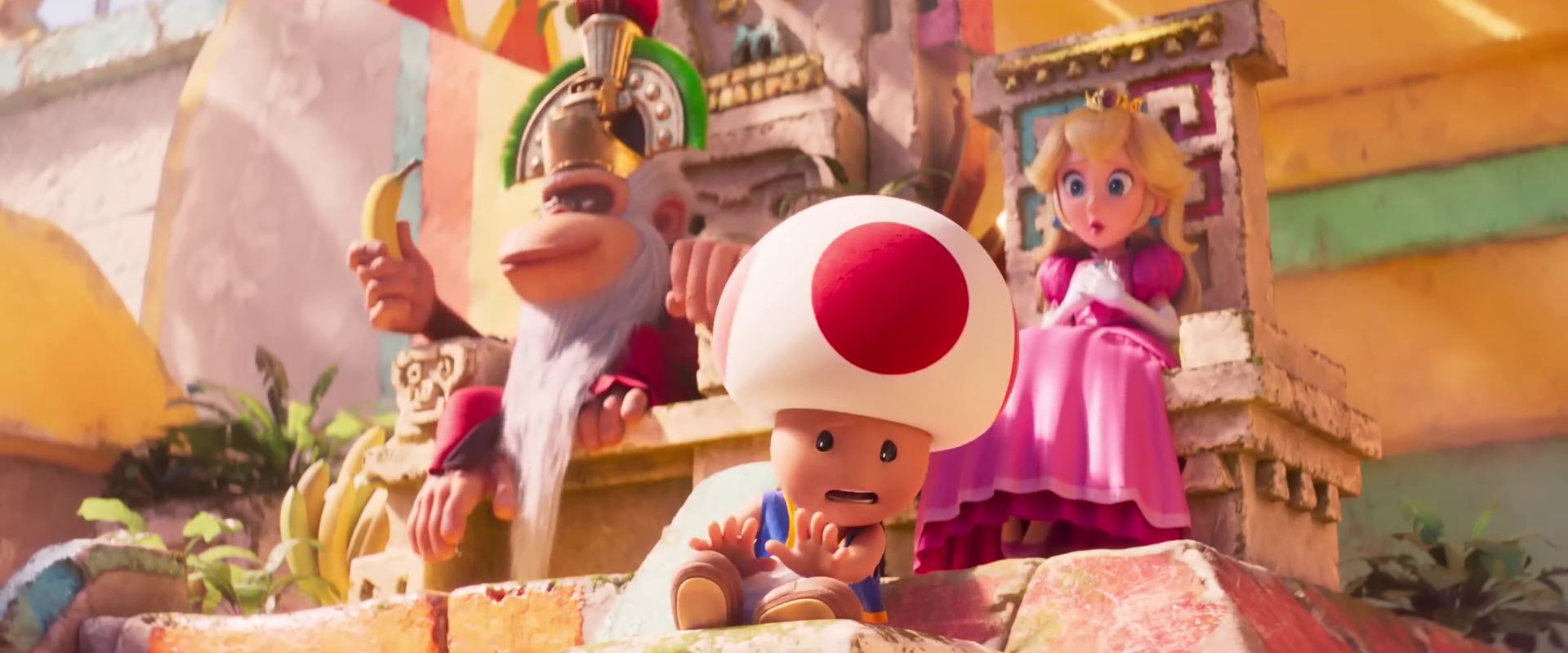 Cranky Kong Toad Princess Peach Super Mario Bros. Movie