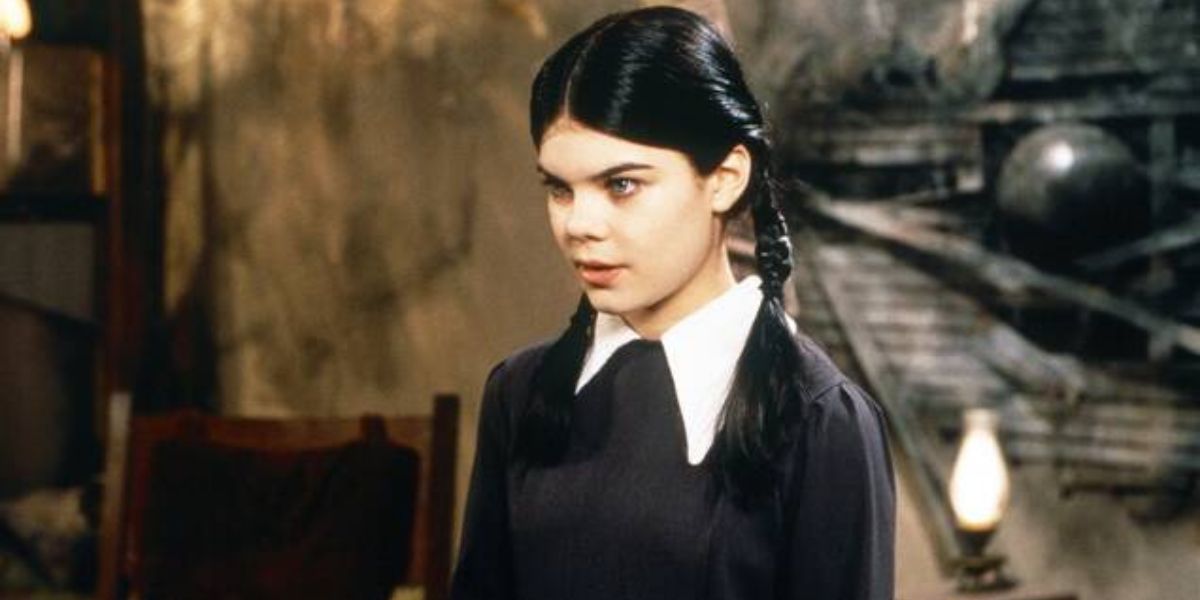 Nicole Fugere como Wednesday Addams na série A Nova Família Addams 