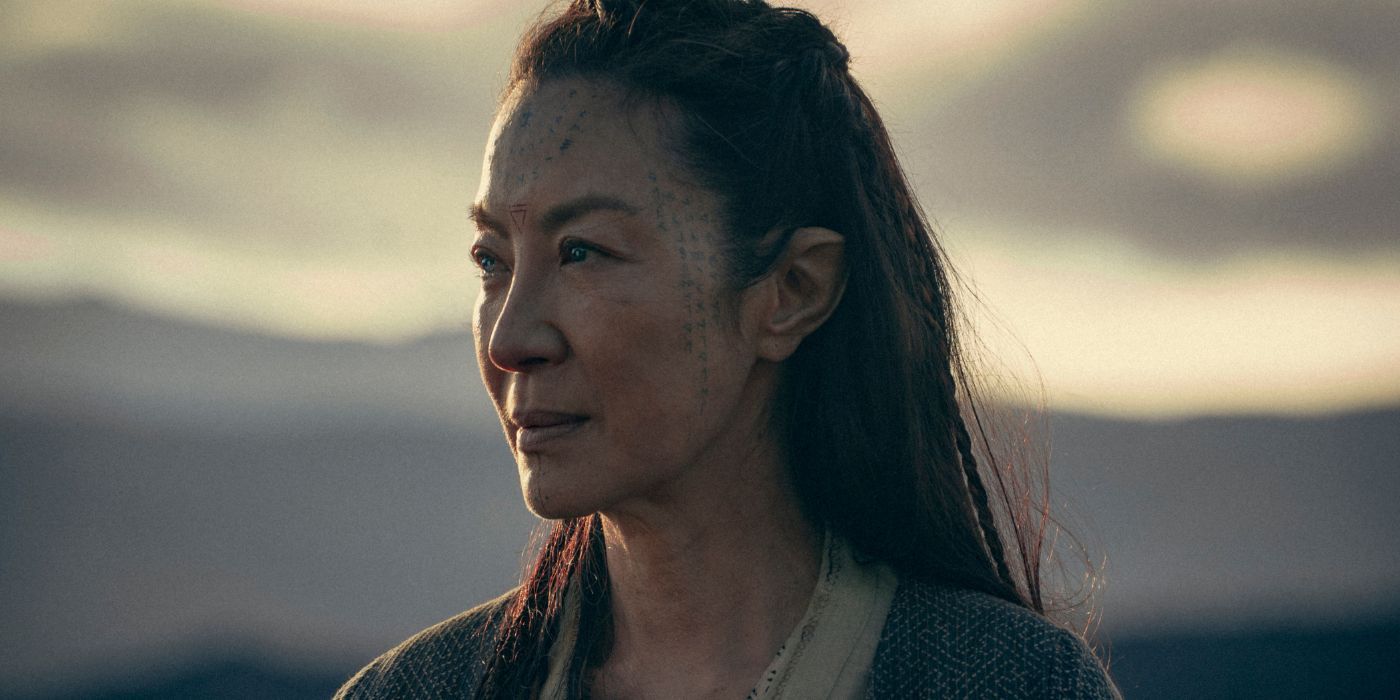 Michelle Yeoh as Scian in the miniseries The Witcher: Blood Origin