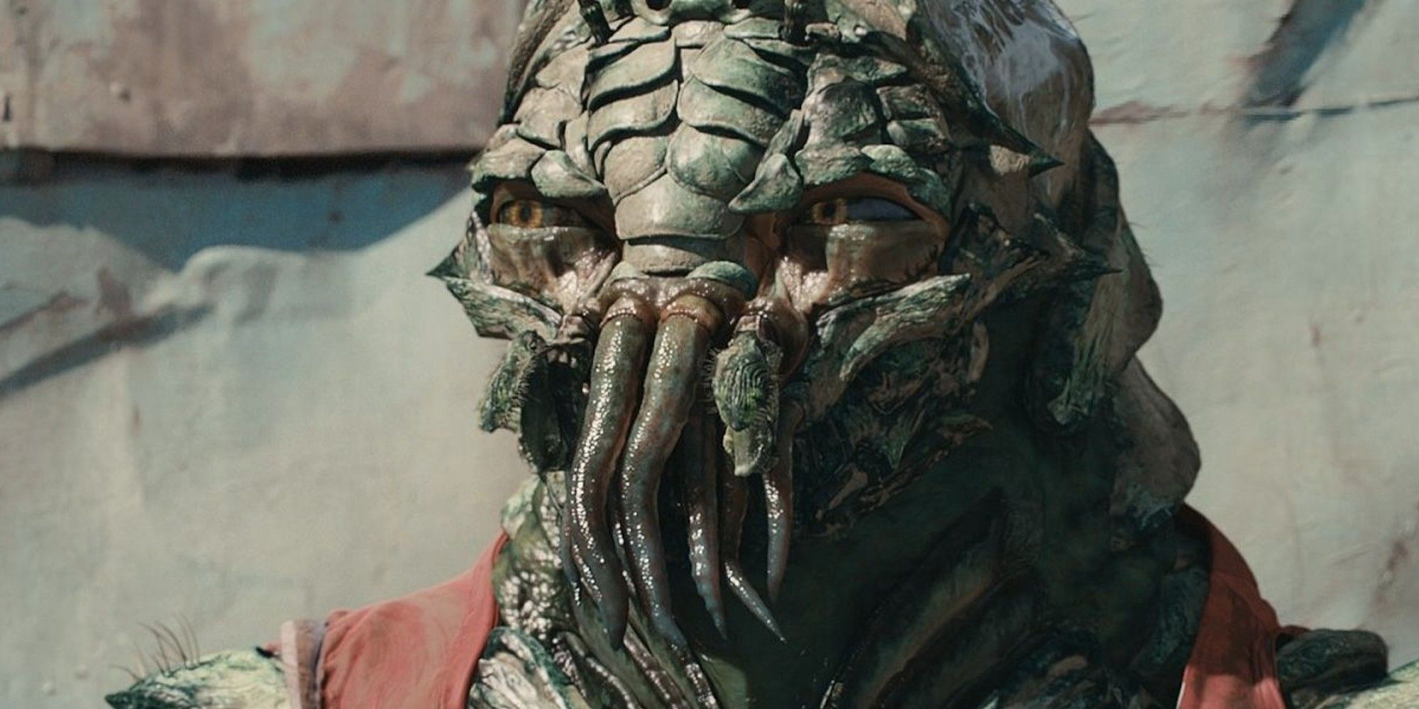 A close-up of an Alien in 'District 9'