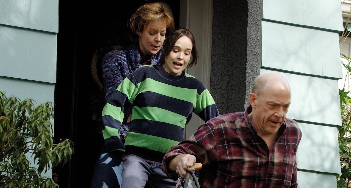 Allison Janney, Elliot Page, and JK Simmons in Juno