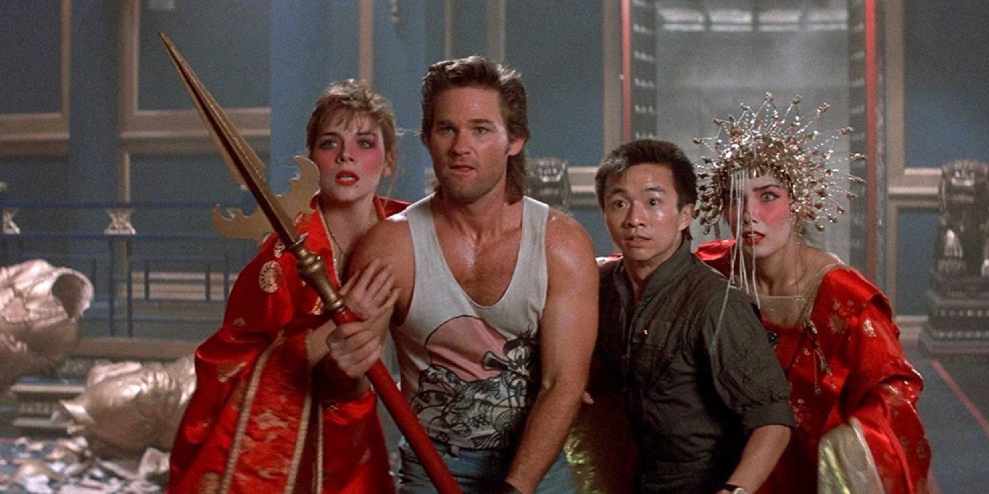 Big Trouble in Little China staring Kurt Russell and James Hong