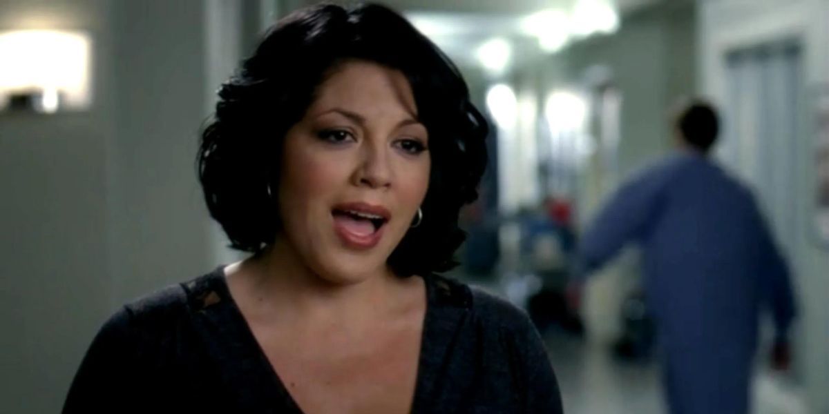 Callie, played by Sara Ramirez, sings in Grey's Anatomy musical episode