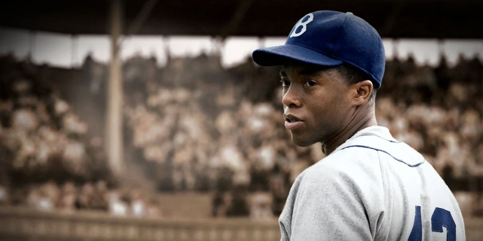 Chadwick Boseman in '42'