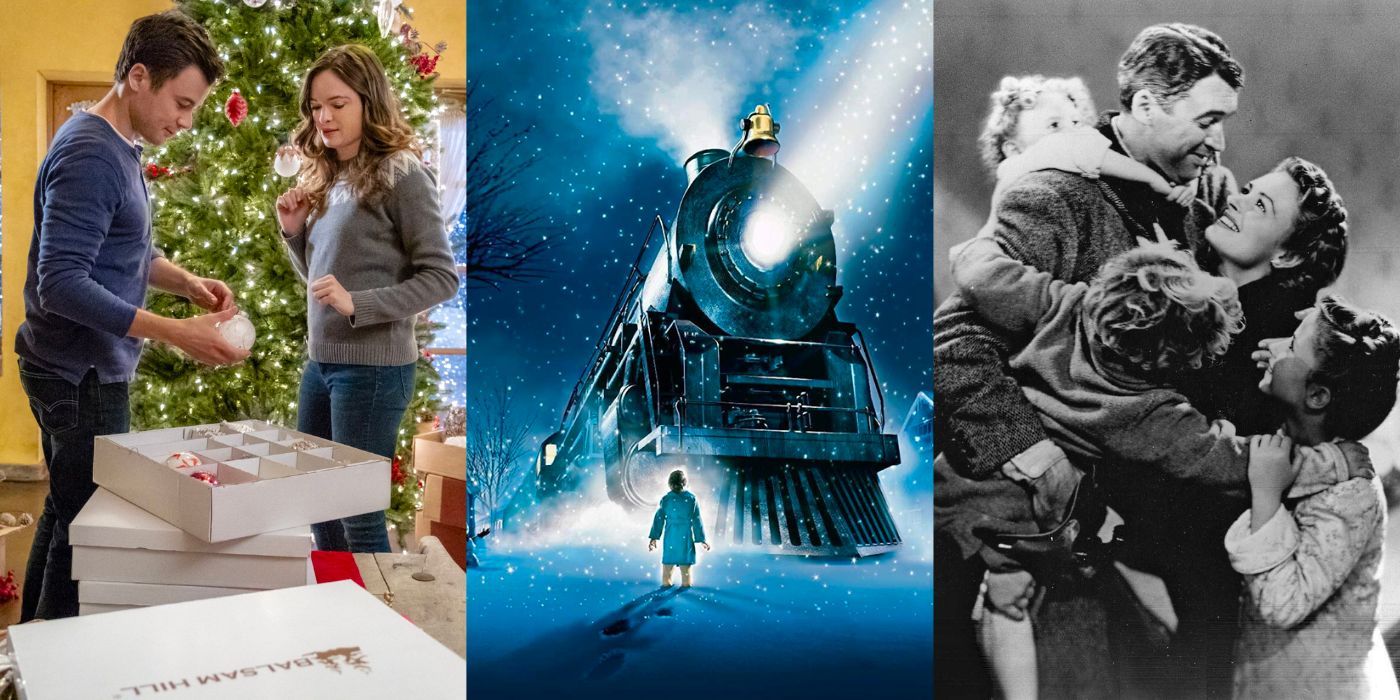Characters from Christmas Joy, The Polar Express, and It's A Wonderful Life