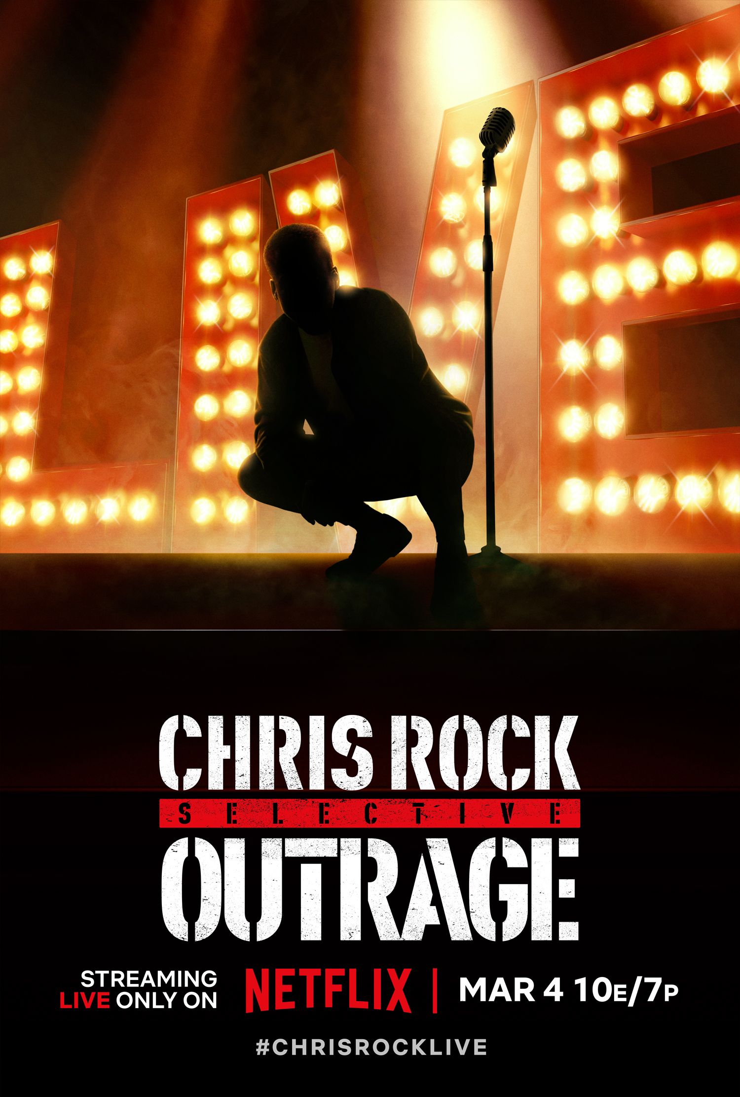 Chris Rock Selective Outrage Poster