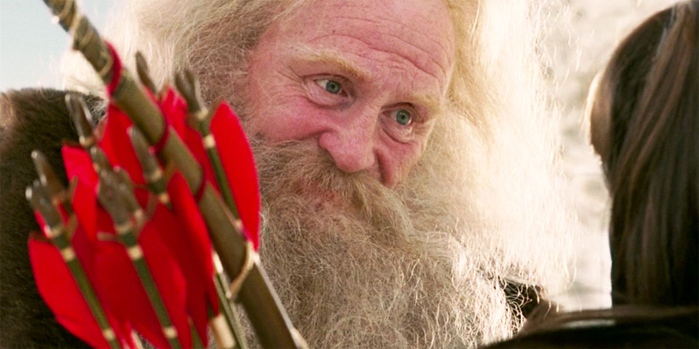 James Cosmo as Father Christmas in The Chronicles of Narnia: The Lion, the Witch and the Wardrobe